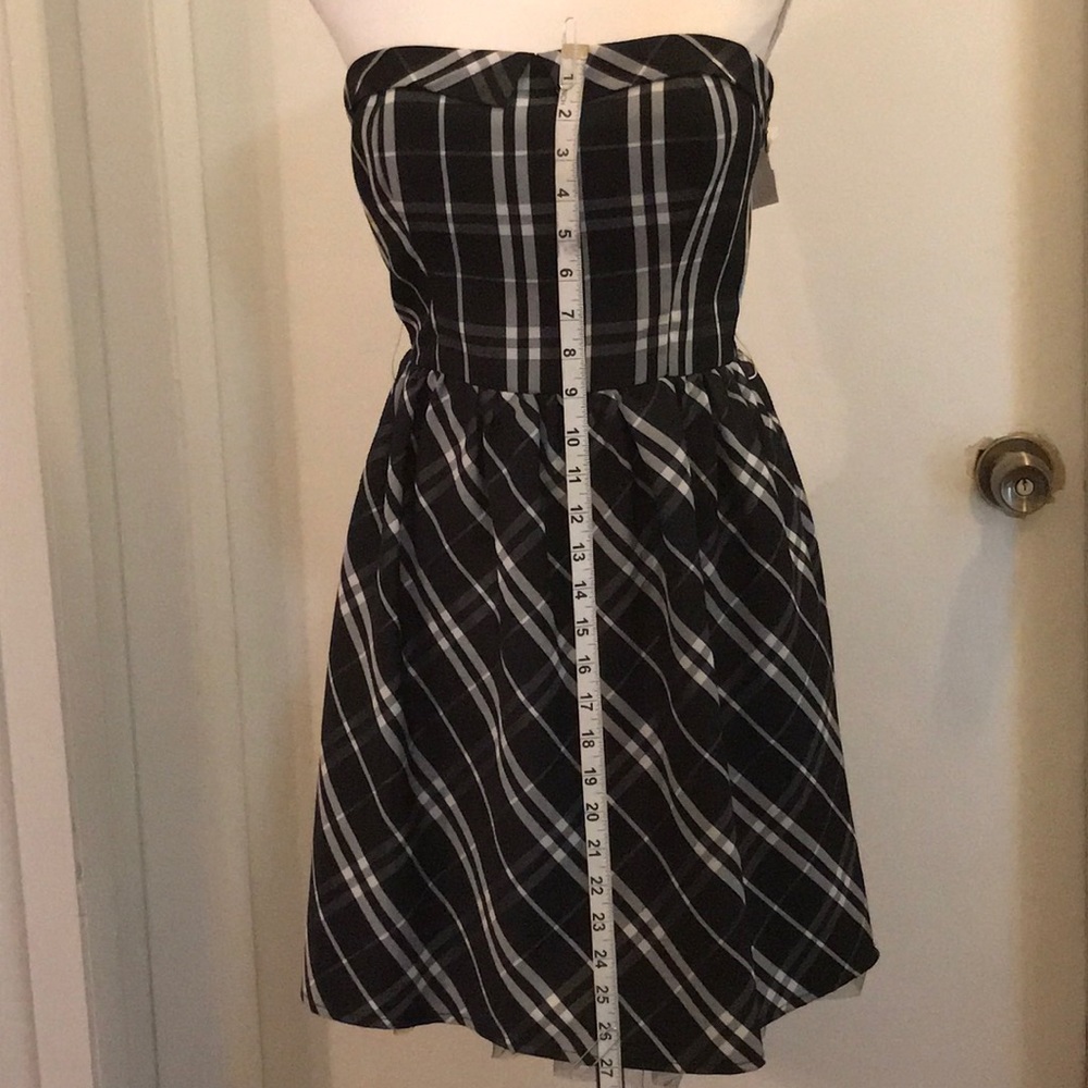 Black & Gray Strapless dress by My Michelle size 7‎ - Picture 8 of 8